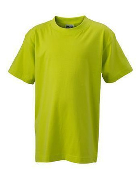 Kinder Basic T-Shirt ~ dunkelorange XS