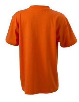 Kinder Basic T-Shirt ~ dunkelorange XXL