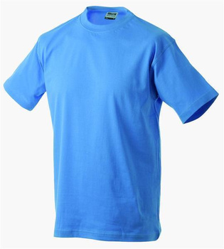 Komfort T-Shirt Rundhals  ~ aquablau L