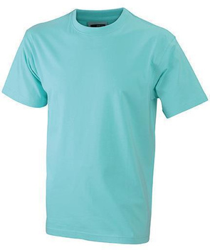 Komfort T-Shirt Rundhals  ~ mint-grn 5XL