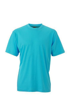 Komfort T-Shirt Rundhals  ~ pacific-blau S