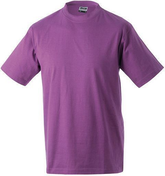 Komfort T-Shirt Rundhals  ~ purple XXL