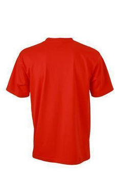 Komfort T-Shirt Rundhals  ~ tomatenrot XL