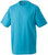 Komfort T-Shirt Rundhals  ~ trkis 5XL