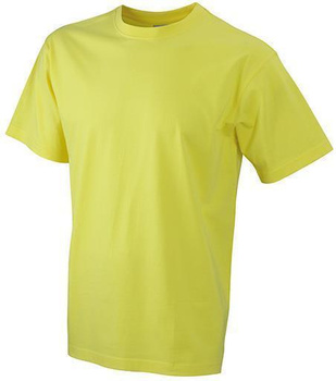 Komfort T-Shirt Rundhals  ~ gelb S
