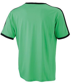Kontrast Kontrast T-Shirt von James & Nicholson ~ frog/schwarz M