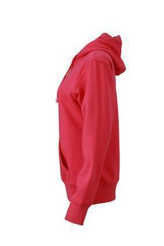 Damen Sweatshirt mit Kapuze ~ pink M