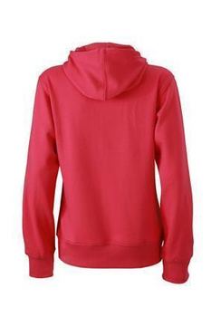 Damen Sweatshirt mit Kapuze ~ pink M