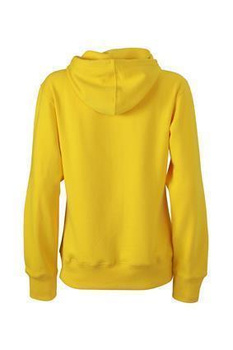 Damen Sweatshirt mit Kapuze ~ sonnengelb XL