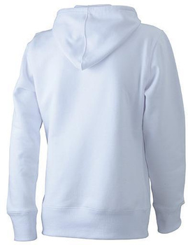Damen Sweatshirt mit Kapuze ~ wei XL