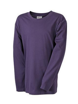 Kinder Langarm T-Shirt ~ grey-heather XL