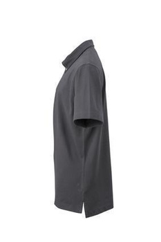 Herren Poloshirt Plain ~ graphite/graphite-wei XL