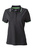 Damen Poloshirt Coldblack ~ schwarz,wei,grn XL