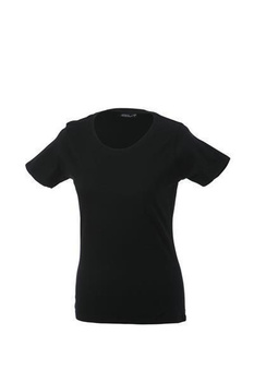 Damen T-Shirt mit Single-Jersey ~ schwarz S