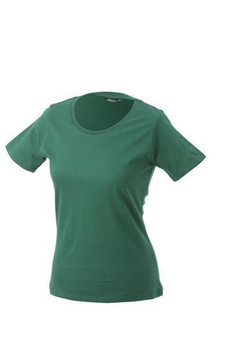 Damen T-Shirt mit Single-Jersey ~ dunkelgrn L