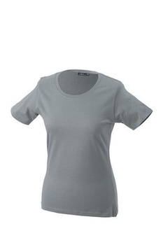 Damen T-Shirt mit Single-Jersey ~ dunkelgrau XL