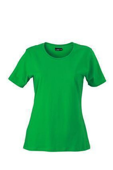 Damen T-Shirt mit Single-Jersey ~ fern-grn S