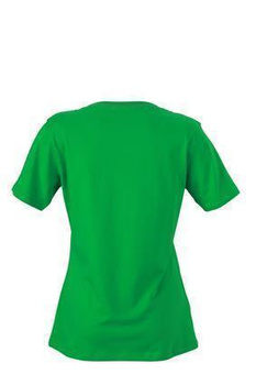 Damen T-Shirt mit Single-Jersey ~ fern-grn S