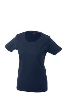 Damen T-Shirt mit Single-Jersey ~ petrol S