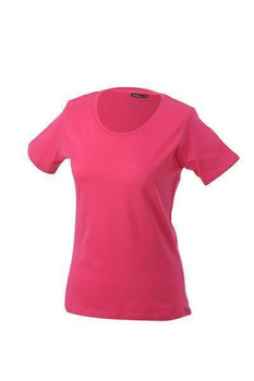 Damen T-Shirt mit Single-Jersey ~ pink L