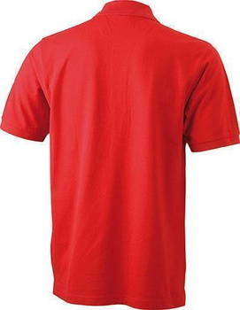Edles Poloshirt mit Brusttasche ~ rot XXL