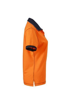 Damen Poloshirt Urban ~ orange/navy L