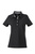 Damen Poloshirt Plain ~ schwarz/wei XL