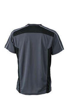 Funktions T-Shirt von James&Nicholson ~ carbon/schwarz XL