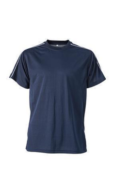 Funktions T-Shirt von James&Nicholson ~ navy/navy 3XL