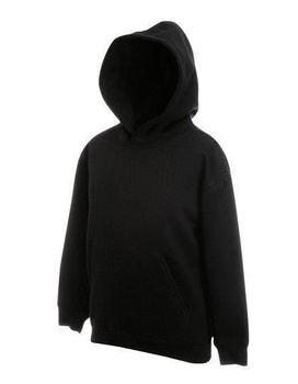 Kinder Sweatshirt mit Kapuze ~ Schwarz 116