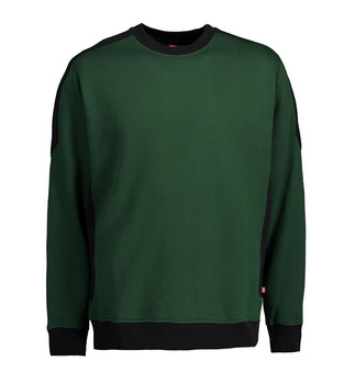 PRO Wear Sweatshirt | Kontrast Flaschengrn M