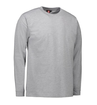 PRO Wear T-Shirt | Langarm Grau meliert 4XL