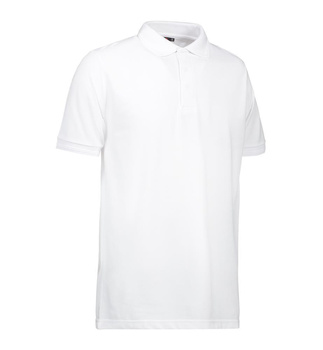 PRO Wear Poloshirt|Druckknpfe wei 5XL