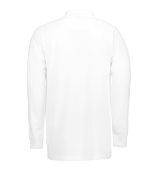 PRO Wear Langarm Poloshirt | Tasche wei 2XL