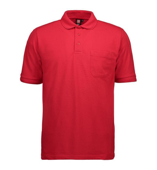 Klassisches Poloshirt | Tasche Rot S