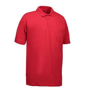 Klassisches Poloshirt | Tasche Rot XL