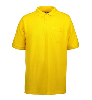 Klassisches Poloshirt | Tasche Gelb L