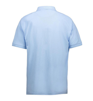 Klassisches Poloshirt | Tasche Hellblau L