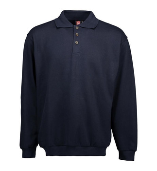 Klassisches Polo-Sweatshirt Navy L