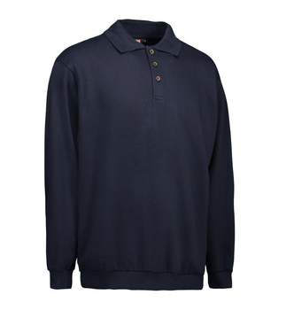Klassisches Polo-Sweatshirt Navy XL