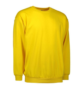 Klassisches Sweatshirt Gelb 4XL