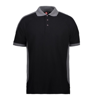 PRO Wear Poloshirt | Kontrast Schwarz 5XL