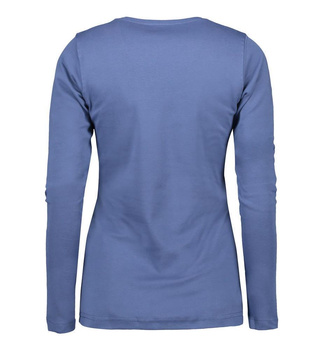 ID Interlock Damen Langarm T-Shirt Indigo XL