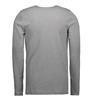 Interlock T-Shirt | langarm Grau meliert 2XL