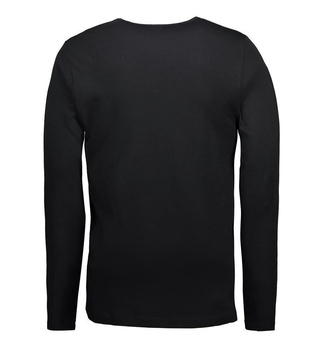 Interlock T-Shirt | langarm Schwarz 3XL