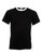 Ringer T-Shirt Kontrast ~ Schwarz/Wei XL