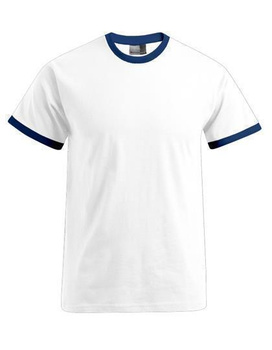 T-Shirt Contrast  ~ Wei/Navy L