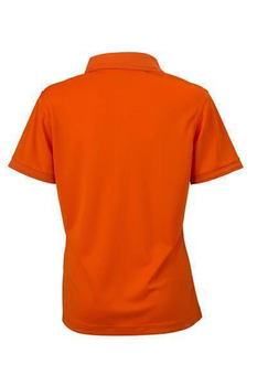 Damen Funktions Poloshirt ~ dark-orange M