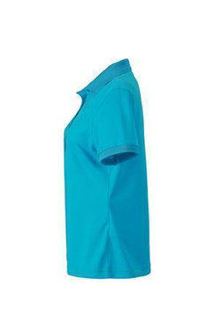 Damen Funktions Poloshirt ~ turquoise XL