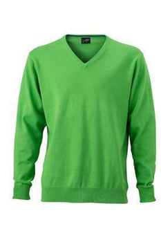 Herren Sweatshirt V-Ausschnitt ~ grn XL
